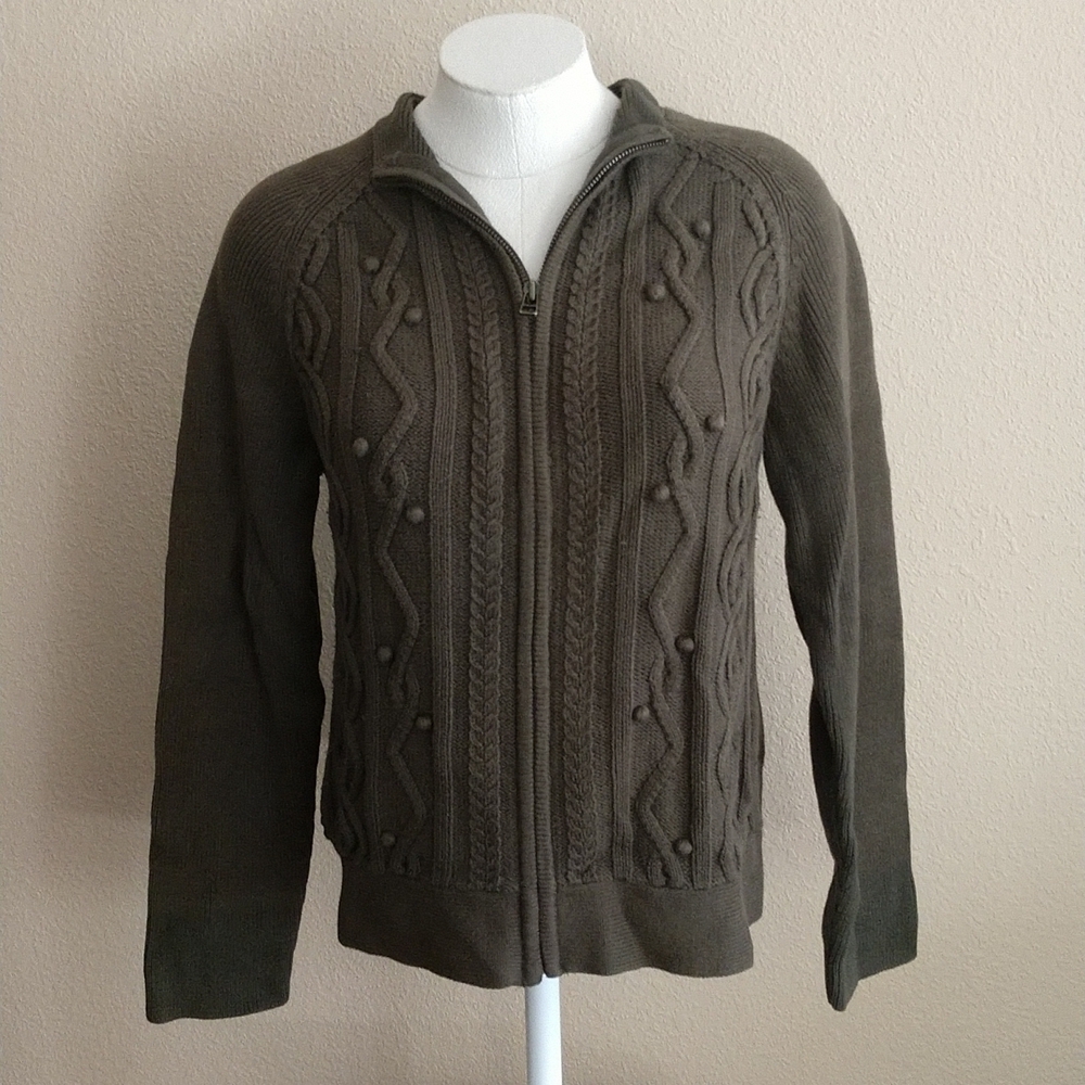Relativity Full Zip Cardigan Size L